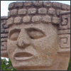 Market statue, Chichen Itza, Mexico